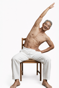 Homem praticando Tai Chi